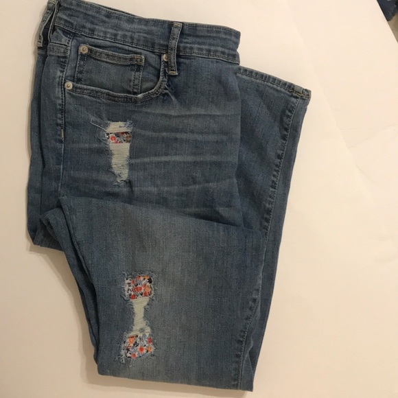 Gap Denim Legging with patches - Size 18 - $25 - Picture 4 of 11